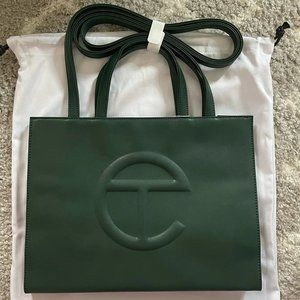 Telfar Medium Green Shopping Bag